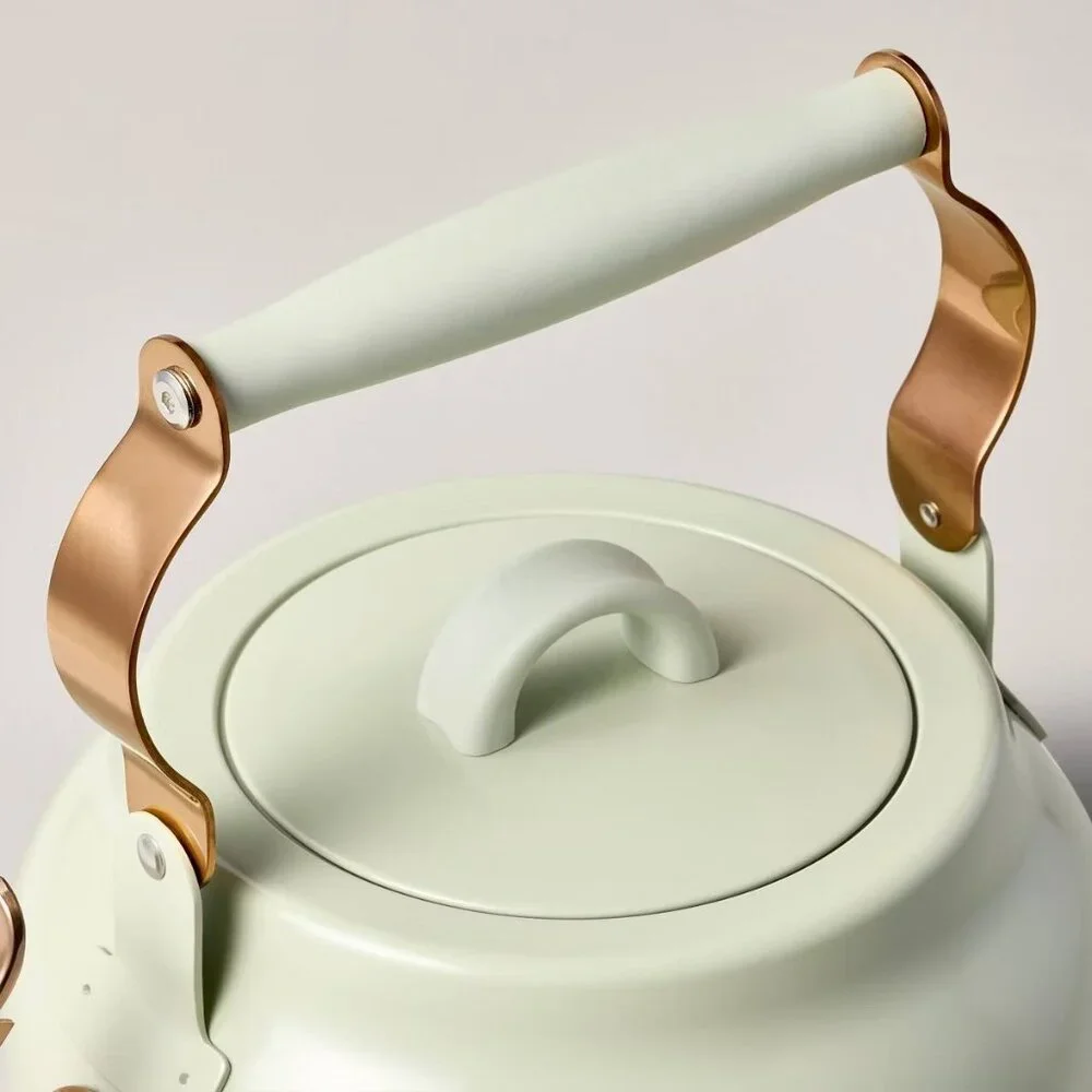 2qt Stainless Steel Arch Cutout Teapot Serene Green - Hearth & Hand Magnolia‎